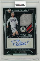 2019-20 Panini Obsidian Timo Werner Matrix Material Autographs【1/99】 Germany