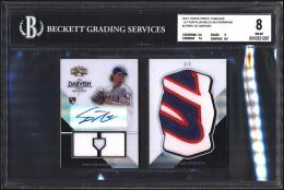 2012 Topps Triple Threads Yu Darvish Letter Plus Relic Autographs #LPAR5【2/3】 【BGS8】Texas Rengers