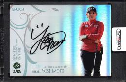 2024 EPOCH JLPGA OFFICIAL TRADING CARDS TOP PLAYERS 吉本ひかる 直筆サインカード【06/10】