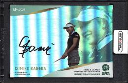 2023 EPOCH JLPGA OFFICIAL TRADING CARDS ROOKIES & WINNERS 金田久美子 直筆サインカード【3/5】