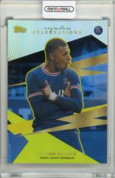 2021-22 Topps Paris Saint-Germain Team Set Signature Celebration Kylian Mbappe 【15/50】 Paris Saint Germain