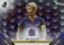 2024 Topps Jリーグ フラッグシップ #54 佐々木翔(サンフレッチェ広島) パラレル版【ブラック/シリアル無し】レギュラーカード