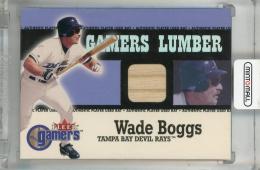 2000 Fleer Wade Boggs Gamers Lumber #6 ※裏面白かけあり Tampa Bay Devil Rays