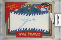 2019 Panini Leather & Lumber Yusei Kikuchi Rookie Signatures Baseball Blue #141 RC Auto ※白かけあり【47/99】 Seattle Mariners