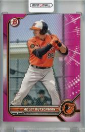 2022 Topps Bowman  Adley Rutschman Paper Prospects Fuchsia #BP-29【241/299】 Baltimore Orioles