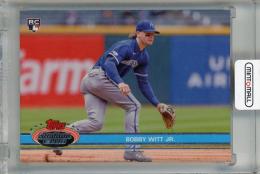 2022 Topps Stadium Club  Bobby Witt Jr. 91 Design Variations #301 RC ※状態難 Kansas City Royals