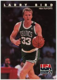 1992 SkyBox USA #15 Larry Bird/NBA Playoffs