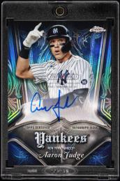 2022 Topps Chrome #PAAJ Aaron Judge Club Plaques Autographs【13/99】 New York Yankees