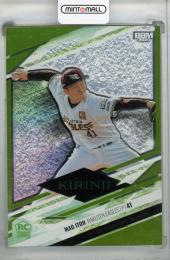 2023 BBM 2ndバージョン 伊藤茉央 KIRINJI ちぢみライトグリーン箔版(RC)【01/25(1stナンバー!)】 東北楽天ゴールデンイーグルス