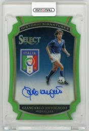 2016-17 Panini Select Giancarlo Antognoni Historic Signatures Neon Green Die-Cuts【20/60】 Italy