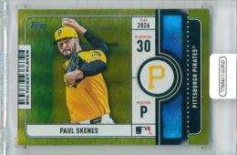 2026 Topps Series1 Baseball Paul Skenes #BTP-14 Big Ticket Players Gold Foil Parallel【43/50】 Pirates