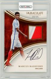 2017 Panini Immaculate Collection Marcus Rashford Patch Autographs Bronze Parallels【14/25】 England