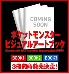 ◆予約◆ポケットモンスター ビジュアルアートブック BOOK3