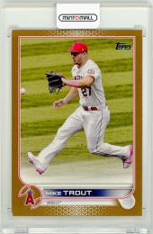 2022 Topps Series 1 Mike Trout #27【0971/2022】 Los Angeles Angels ※表面左下角付近にダメージ有の為状態要確認