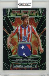 2024-25 Panini Obsidian Marcos Llorente Eruption Electric Etch Green Parallels【5/5】 Atletico de Madrid