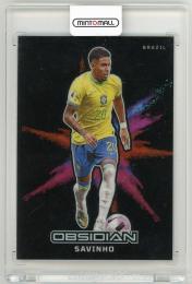 2024-25 Panini Obsidian Savinho Black Color Blast Brazil