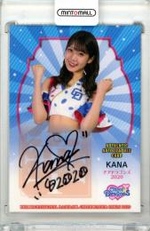 2020 BBM チアリーダーカード DANCING HEROINE KANA 直筆サインカード【16/60】 Cheer Dragons
