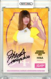 2020 BBM チアリーダーカード DANCING HEROINE HINA 直筆サインカード【23/60】 Honeys