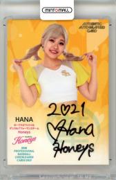 2021 BBM チアリーダーカード DANCING HEROINE-華- HANA 直筆サインカード【30/90】 Honeys
