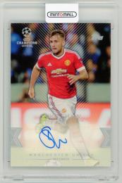 2015-16 Topps UEFA Champions League Showcase Luke Shaw Autographs【CLA-LSH】 Manchester United