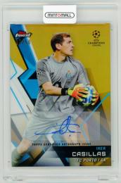 2018-19 Topps Finest UEFA Champions League Iker Casillas Autographs Gold Parallels【7/50】 FC Porto