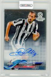2017-18 Topps Chrome UEFA Champions League Giorgio Chiellini Autographs【#90】 Juventus