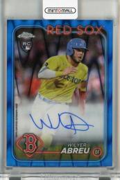 2024 Topps Chrome Wilyer Abreu Rookie Autographs Blue RayWave Refractors RC #RAWA【129/150】