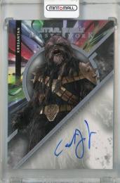 2022 Topps Star Wars Masterwork  Carey Jones as Krrsantan Autographs #MWACJ