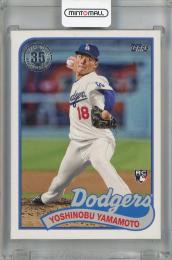 2024 Topps Series 2 Yoshinobu Yamamoto 1989 Topps Baseball #89B2-48 RC Los Angeles Dodgers