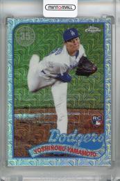 2024 Topps Series 2 Yoshinobu Yamamoto 1989 Topps Baseball Chrome Silver Packs #2T89C-26 RC Los Angeles Dodgers