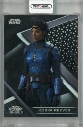 2022 Topps Chrome Black Star Wars Koska Reeves Refractors #54 【142/199】