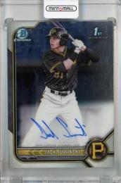 2022 Topps Bowman Jack Suwinski Chrome Prospect Autographs #CPA-JS 1st Pittsburgh Pirates
