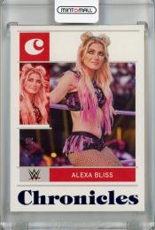 2022 Panini Chronicles WWE Alexa Bliss Blue #1 ※傷あり【77/99】 Raw