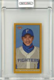 2023 Topps NPB 206 ベースボールカード 新庄剛志 #7 Mini Base Gold Foil【33/50】 日本ハム