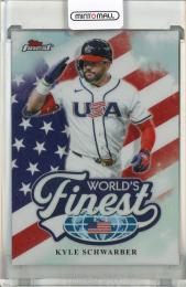 2026 Topps Finest Kyle Schwarber World's Finest Refractor #WF7 Team USA