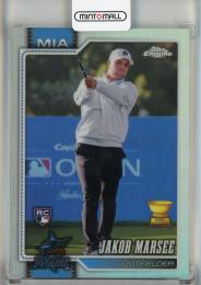 2026 Topps Chrome Jakob Marsee Photo Variations #261 Miami Marlins