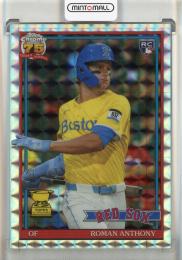 2026 Topps Chrome Roman Anthony 91 Topps Baseball Geometric Refractor #91CB19 Boston Red Sox