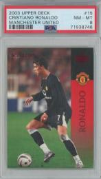 2003 Upper Deck Cristiano Ronaldo #15【PSA8】 Manchester United