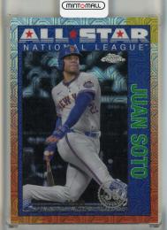 2025 Topps Juan Soto '90 Silver Pack Chrome All Star Green Refractors #90ASC23【65/99】 New York Mets