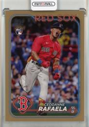 2024 Topps Japan Ceddanne Rafaela Gold #54【11/25】 Boston Red Sox