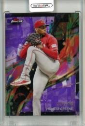 2024 Topps Finest Hunter Greene #26 Purple Refractors【321/250】 Reds