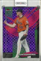 2026 Topps Finest Hunter Brown Purple X-Fractors #278【41/75】 Houston Astros