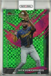 2026 Topps Finest Jackson Chourio Green X-Fractors #248【65/99】 Milwaukee Brewers