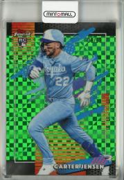 2026 Topps Finest Carter Jensen Green X-Fractors #124【9/99】 Kansas City Royals