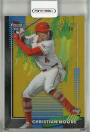 2026 Topps Finest Christian Moore Gold Refractors #23【30/50】 Los Angeles Angels