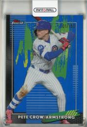 2026 Topps Finest Pete Crow-Armstrong Blue Refractors #71【101/150】 Chicago Cubs