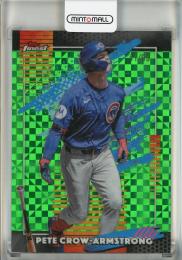 2026 Topps Finest Pete Crow-Armstrong Green X-Fractors #189【41/99】 Chicago Cubs