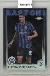 2024-25 Topps Chrome UEFA Club Competitions Alessandro Bastoni Black Refractors【08/10】 FC Internazionale Milano