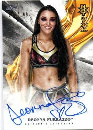 2019 TOPPS WWE Undisputed  Deonna Purrazzo Autograph 【069/199】