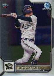 2022 TOPPS Bowman Chrome NPBプロ野球 #45 渡部遼人(オリックス) レギュラーカード RC